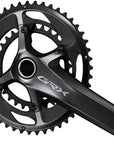 Shimano GRX FC-RX810-2 Crankset - 175mm 11-Speed 48/31t 110/80 BCD Hollowtech II Spindle Interface BLK