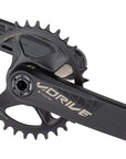 Full Speed Ahead V-Drive Modular 1x Crankset - 170mm 11/12-Speed 32t Direct Mount MegaExo Spindle Interface BLK