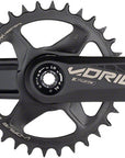 Full Speed Ahead V-Drive Modular 1x Crankset - 170mm 11/12-Speed 32t Direct Mount MegaExo Spindle Interface BLK