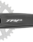 TRP CK-8050 Crankset - 165mm 12-Speed For 68/73mm Frame BB DM CINCH Chainring Interface 30mm Spindle Sandblasted BLK