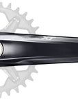 Shimano DEORE XT FC-M8130-1 Crankset - 175mm 12-Speed Direct Mount Hollowtech II Spindle Interface BLK