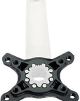 Araña de plato Cane Creek eeWings - 4 tornillos 110 80 BCD asimétrico, montaje de 8 tornillos, sistemas Shimano GRX 1x 2x, negro