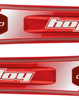 Juego de bielas Hope Evo de 170 mm con montaje directo y eje de 30 mm para espaciado trasero de 135/142/141/148 mm, color rojo