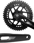SRAM Rival AXS Power Meter Crankset - 170mm 12-Speed 48/35t 8-Bolt Direct Mount DUB PM Spindle BLK E1