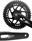 SRAM Rival AXS Power Meter Crankset - 175mm 12-Speed 46/33t 8-Bolt Direct Mount DUB PM Spindle BLK E1