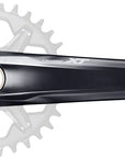 Shimano Deore XT FC-M8100-1 Crankset - 165mm 12-Speed 1x Direct Mount Hollowtech II Spindle Interface BLK