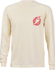 Camiseta de manga larga con el logo de Salsa - Unisex, color marfil, talla extra grande