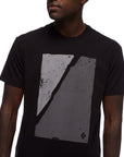 Black Diamond Block Print Mountain Tee - Black Mens Small
