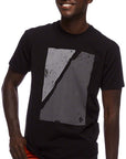 Black Diamond Block Print Mountain Tee - Black Mens Small