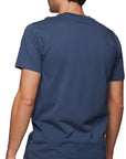 Black Diamond Block Print Mountain Tee - Ink Blue Mens Small