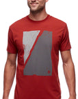 Black Diamond Block Print Mountain Tee - Red Rock Mens Small