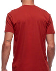 Black Diamond Block Print Mountain Tee - Red Rock Mens Small