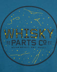 Whisky Stargazer T-Shirt - Deep Teal Unisex Medium