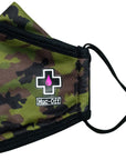 Mascarilla reutilizable Muc-Off - Camuflaje de bosque, tamaño grande