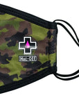 Mascarilla reutilizable Muc-Off - Camuflaje de bosque, tamaño grande