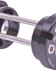 Eje de pedalier excéntrico PF30 de Wheels Manufacturing para sistemas SRAM TruVativ de 24/22 mm, color negro