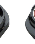 Eje de pedalier excéntrico PF30 de Wheels Manufacturing para sistemas SRAM TruVativ de 24/22 mm, color negro