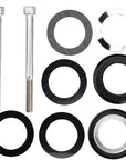 Eje de pedalier excéntrico PF30 de Wheels Manufacturing para sistemas SRAM TruVativ de 24/22 mm, color negro