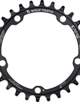 Wolf Tooth CAMO Aluminum Chainring - 28t Wolf Tooth CAMO Mount Drop-Stop A BLK