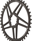 Wolf Tooth Elliptical Direct Mount Chainring - 42t SRAM Direct Mount 6mm Offset Drop-Stop Flattop Compatible - Black