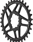 Wolf Tooth Direct Mount Chainring - 34t SRAM Direct Mount For SRAM 3-Bolt Boost Requires 12-Speed Hyperglide+ Chain BLK