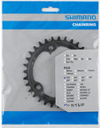 Shimano FC-MT610 Chainring - 32t 12-Speed Asymmetric 96 BCD Black