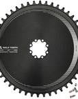 Wolf Tooth Aero Direct Mount Chainring - 48t Direct Mount SRAM 8-Bolt Drop-Stop B BLK