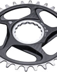 Plato ancho RaceFace ERA de montaje directo - 30 dientes DM CINCH para cadena compatible con Shimano HG+ de 12 velocidades, color negro