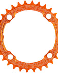 RaceFace 1x Narrow Wide Chainring - 32t 104 BCD 10-12 Speed 7075 Aluminum Orange