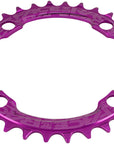 RaceFace 1x Plato estrecho y ancho - 36 dientes, 104 BCD, 10-12 velocidades, aluminio 7075, morado