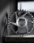 e*thirteen Helix R Chainring - 30t 11/12-Speed 3mm Offset SRAM 3-Bolt DM BLK