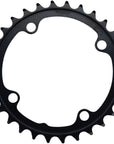 Full Speed Ahead Omega/Vero Pro Steel Road Double Chainring - 34t 90 BCD Steel N-11 BLK