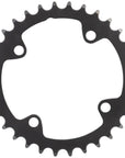 Full Speed Ahead Omega/Vero Pro Steel Road Double Chainring - 32t 90 BCD Steel N-11 BLK