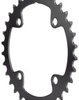 Full Speed Ahead Omega/Vero Pro Steel Road Double Chainring - 32t 90 BCD Steel N-11 BLK