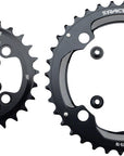 RaceFace Turbine 11-Speed Chainring: 64/104mm BCD 28/38t Black