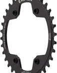 Wolf Tooth 96 BCD Chainring - 34t 96 Asymmetric BCD 4-Bolt For Shimano Cranks Use 12-Speed Hyperglide+ Chain BLK