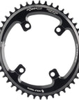Wolf Tooth Elliptical Shimano 110 Asymmetric BCD Chainring - 46t 110 Asymmetric BCD 4-Bolt Drop-Stop For Shimano GRX Cranks BLK