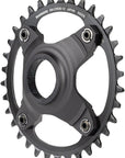 Shimano STEPS SM-CRE80-12-B Chainring - 34T Without Chainguard 55mm Chainline BLK