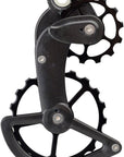 Sistema de poleas CeramicSpeed OSPW para desviadores Campagnolo - Polea de aleación con jaula de carbono negra