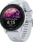 Garmin Forerunner 255 Music GPS Smartwatch - 45.6mm Whitestone