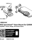Soporte K-EDGE Garmin Specialized Future - Negro