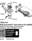 Soporte combinado K-EDGE Garmin Specialized Future - Negro