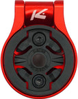 Soporte de potencia K-Edge Garmin Race con tapa - Rojo