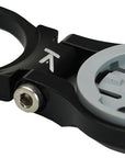 Soporte de potencia ajustable K-EDGE para computadoras Wahoo Bolt y ELEMNT: Negro
