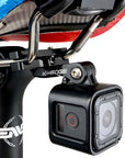 Soporte para cámara con riel para sillín K-EDGE Go BIG Pro, GoPro, Garmin, Shimano, color negro