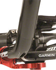 Soporte K-EDGE TT para Garmin Edge Forerunner, computadora de un cuarto de vuelta, 22,2 mm, color negro