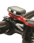 Soporte de potencia fija K-EDGE para ciclocomputadores Garmin de un cuarto de vuelta, color negro
