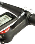 Soporte de tapa de potencia K-EDGE Gravity para ciclocomputadores Garmin de cuarto de vuelta, color rojo