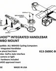 Sistema de manillar integrado K-EDGE con soporte combinado para Wahoo