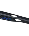 100% Speedcraft Sunglasses - Matte Black HiPER Blue Multilayer Mirror Lens